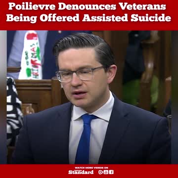 Poilievre denounces veterans being offered assisted suicide