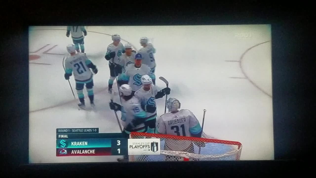West 1st Round Game 1 - SEA vs COL - Kraken Win 3-1