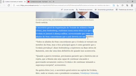 Ucrânia “se tornará um membro da Otan”, reafirma chefe da aliança