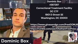 Political Prisoner Dominic Box answers questions from the press 12/4/24