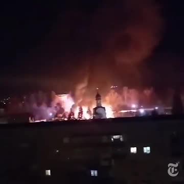 Heavy urban fighting in the northeastern city of Sumy, Ukraine.