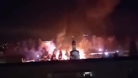 Heavy urban fighting in the northeastern city of Sumy, Ukraine.