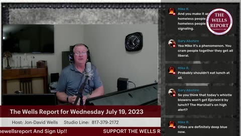 The Wells Report for Wednesday, July 19, 2023