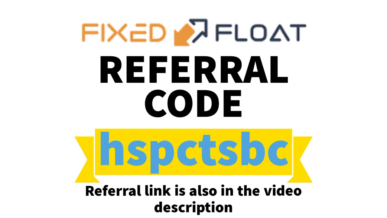 FixedFloat Crypto Exchange Referral Invite Code - Free Sign Up Bonuses