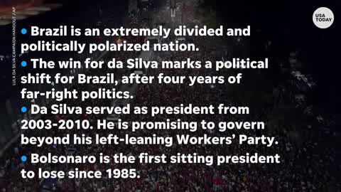 Lula da Silva defeats Bolsonaro in Brazilian presidential runoff | USA TODAY