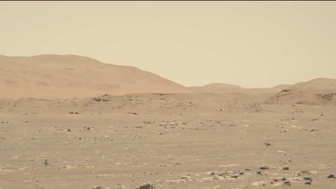 Perseverance Rover's Mastcam-Z Captures Ingenuity's Third Flight