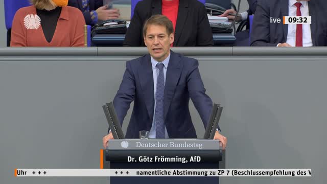Dr. Götz Frömming Rede vom 25.11.2022 - Beschlussempfehlung des Vermittlungsausschusses