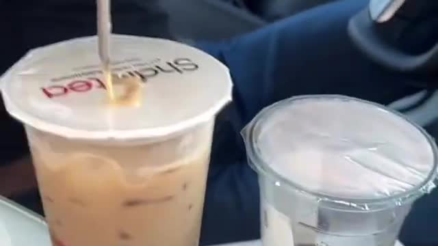 STARBUCKS BOBA TEA_!🧋😳😈#shorts