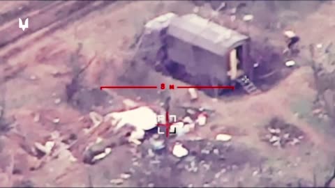 Drone Footage of Ukrainian Artillery Strikes