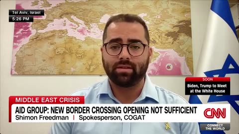 Israel accuses intl. organizations of failing to increase aid delivery in Gaza