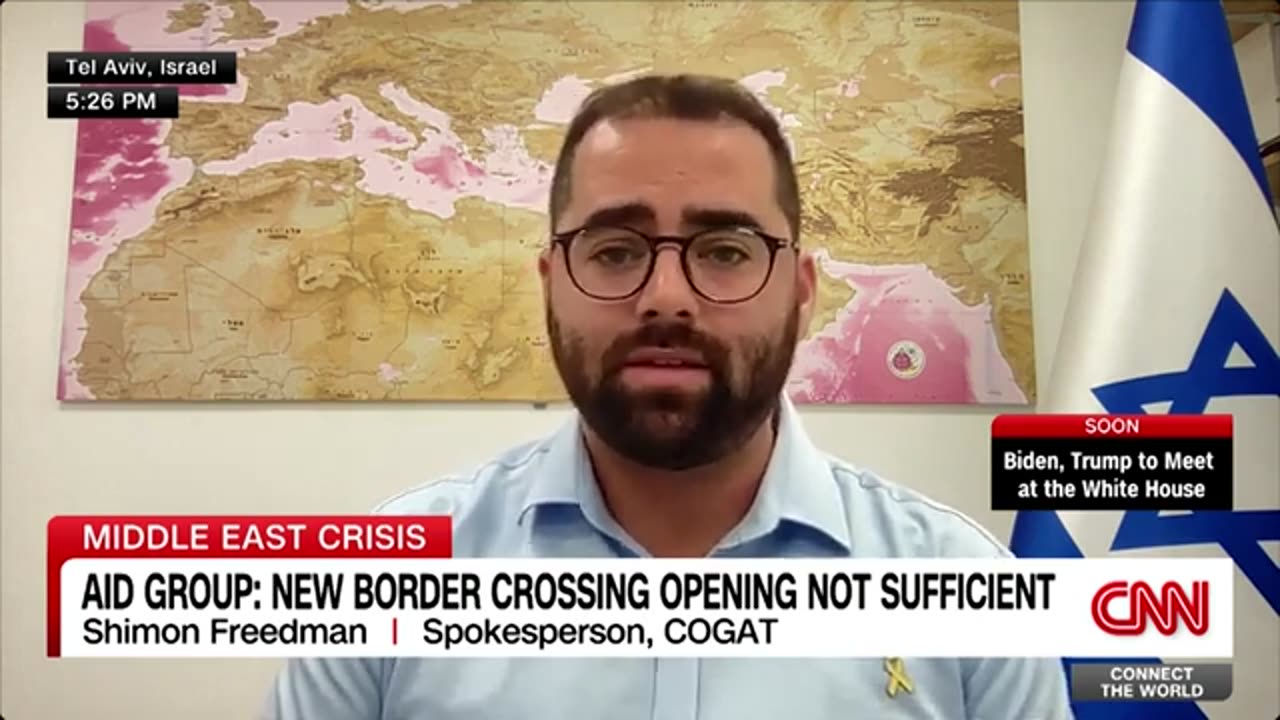 Israel accuses intl. organizations of failing to increase aid delivery in Gaza