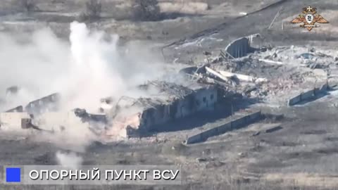 Tank fire forces the enemy to abandon positions