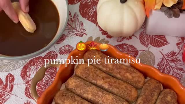 pumpkin pie tiramisu