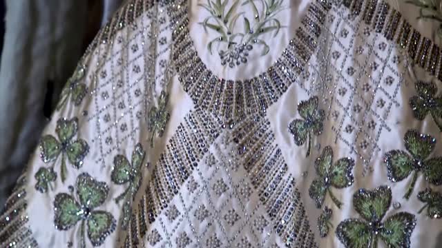 Queen Elizabeth's coronation gown goes on display