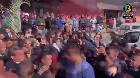 Bolsonaro é surpreendido e dá resposta ainda mais inusitada em visita ao CEAGESP.