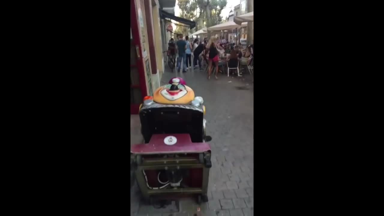 Epic fail! Girl wipes out on child ride