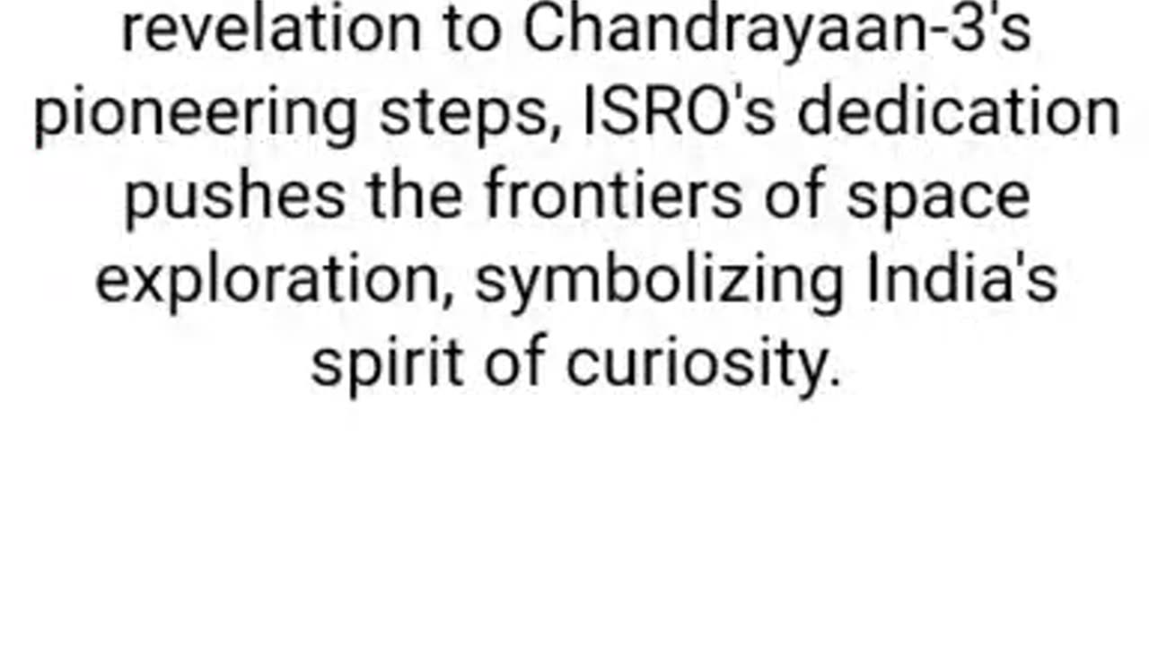 Historic Walk Chandrayaan-3, Moon Water - South pole-ISRO