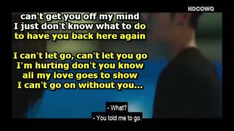 kbkaraokeking can't let go chinese English song