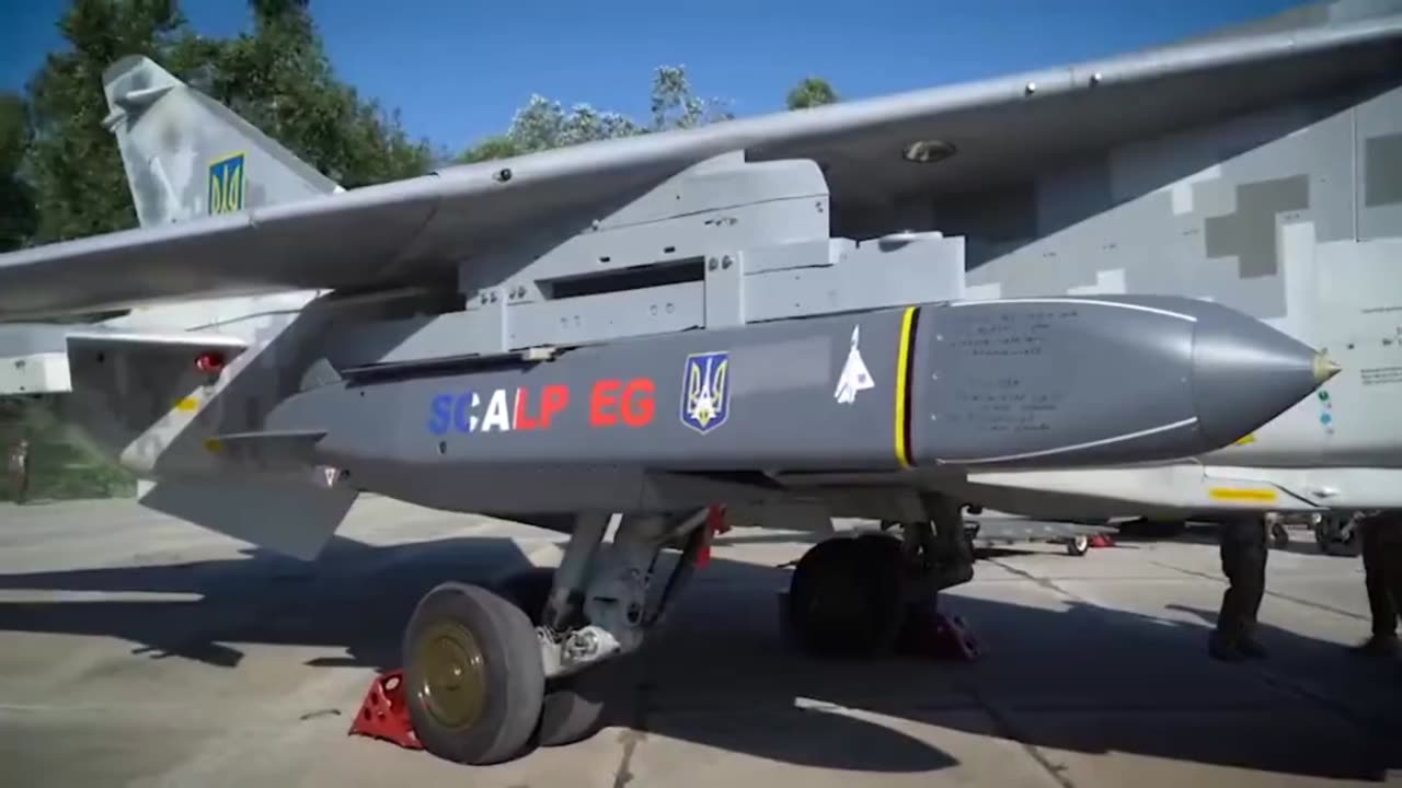 French SCALP-EG cruise missile on Ukrainian Su-24 aircraft sign by Dictater