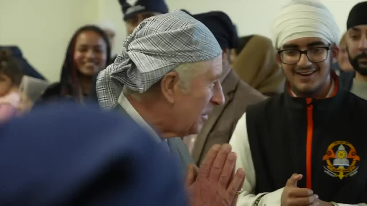 King Charles Attends Prayers at Guru Nanak Gurdwara in Luton