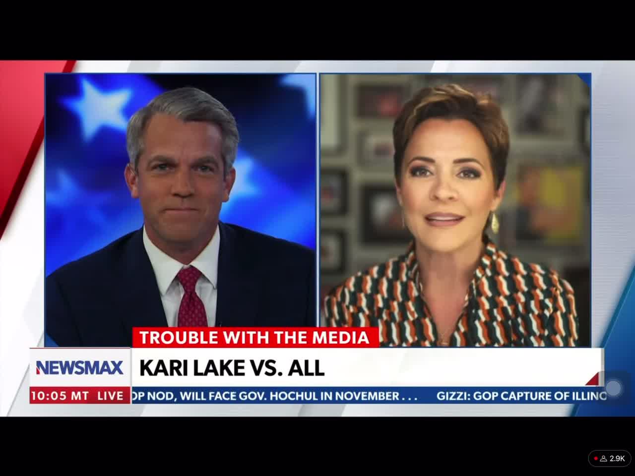 Kari Lake says Joe Biden is a coward with blood on his hands.