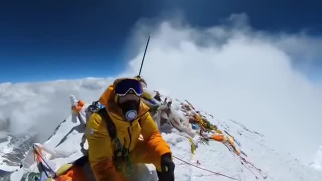 Mt.Everest (top of the world ) 8848.8 m altitude