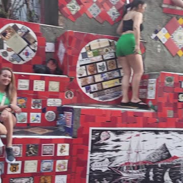 Rio de Janeiro Brazil Lapa Stairs South Latin America