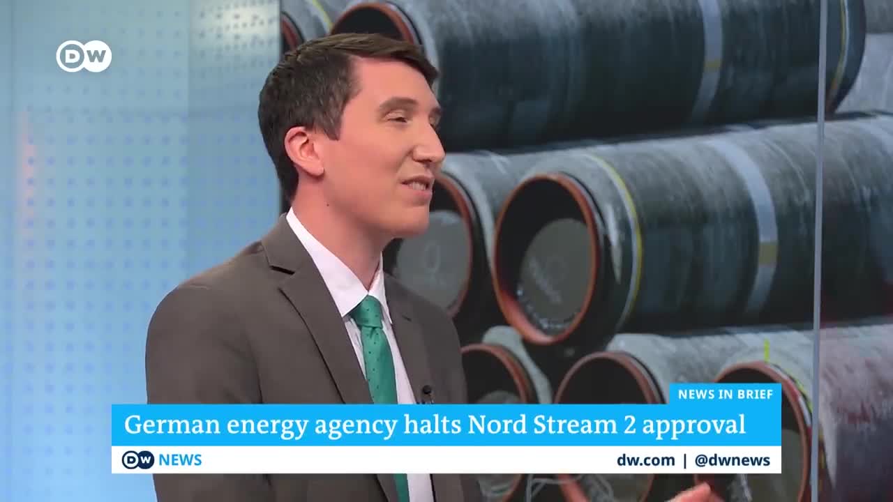 Germany's energy agency halts approval of Nord Stream 2 DW News