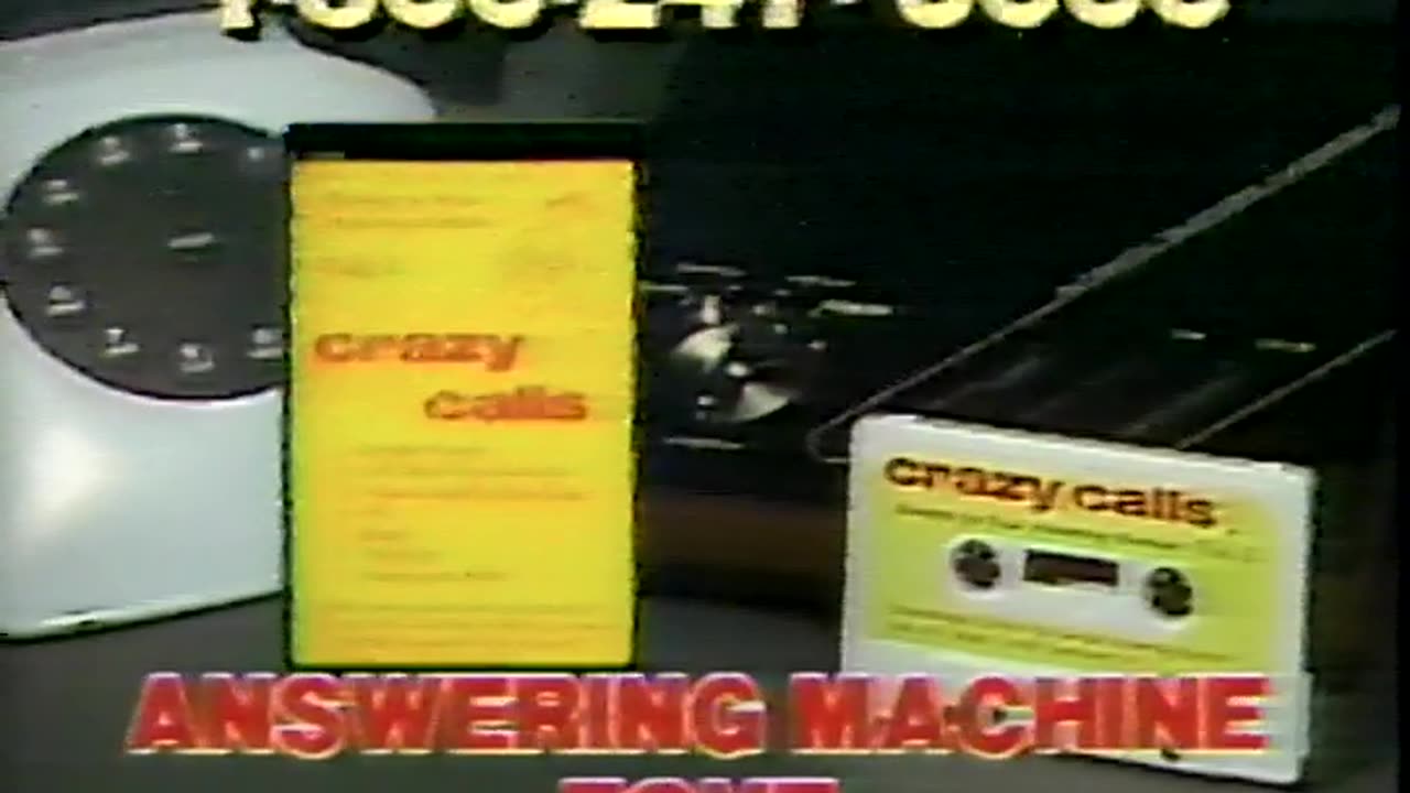 1987 - Wacky Answering Machine Choices with Crazy Calls