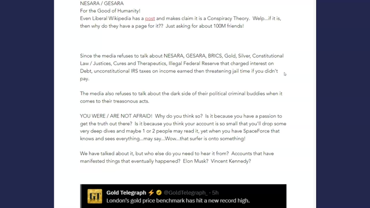 Santa Surfing - 12272023 – VK and Elon talking NESARA - like!!! USDebtClock comms!