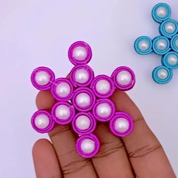 Christmas Crafts Idea🎄Handmade Christmas Snowflake🎄DIY Xmas Tree Decor