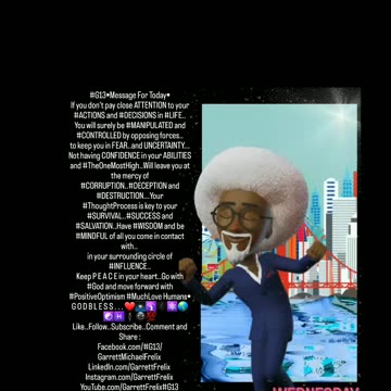 BE WISE TO YOUR ACTIONS..DECISIONS..SURROUNDINGS