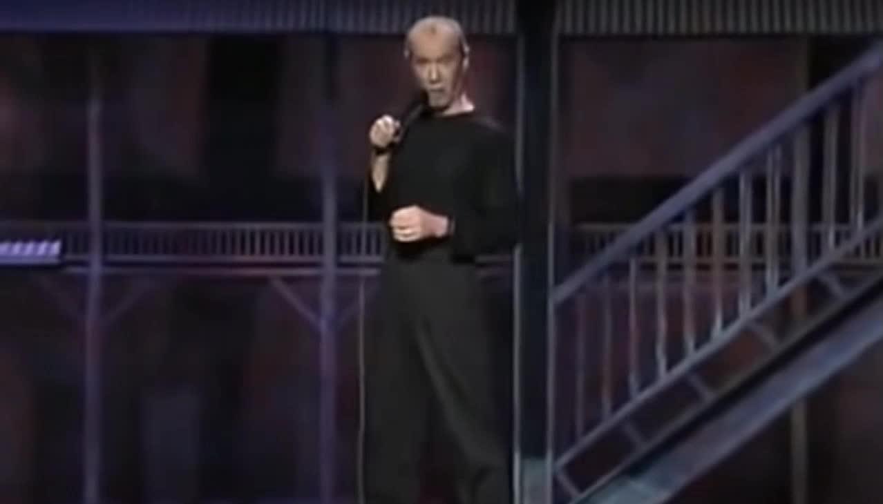 George Carlin Slams Climate Change BS