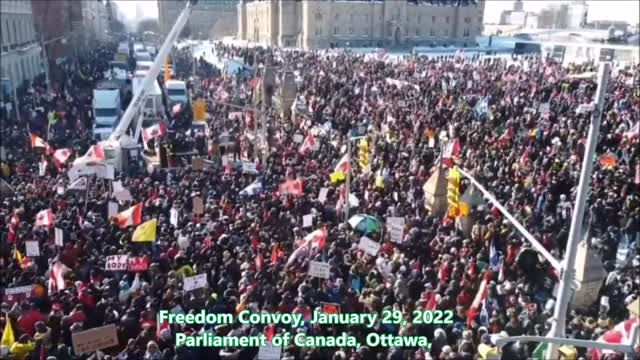 Millions Of Canadians Across Canada Behind Freedom Convoy 2022