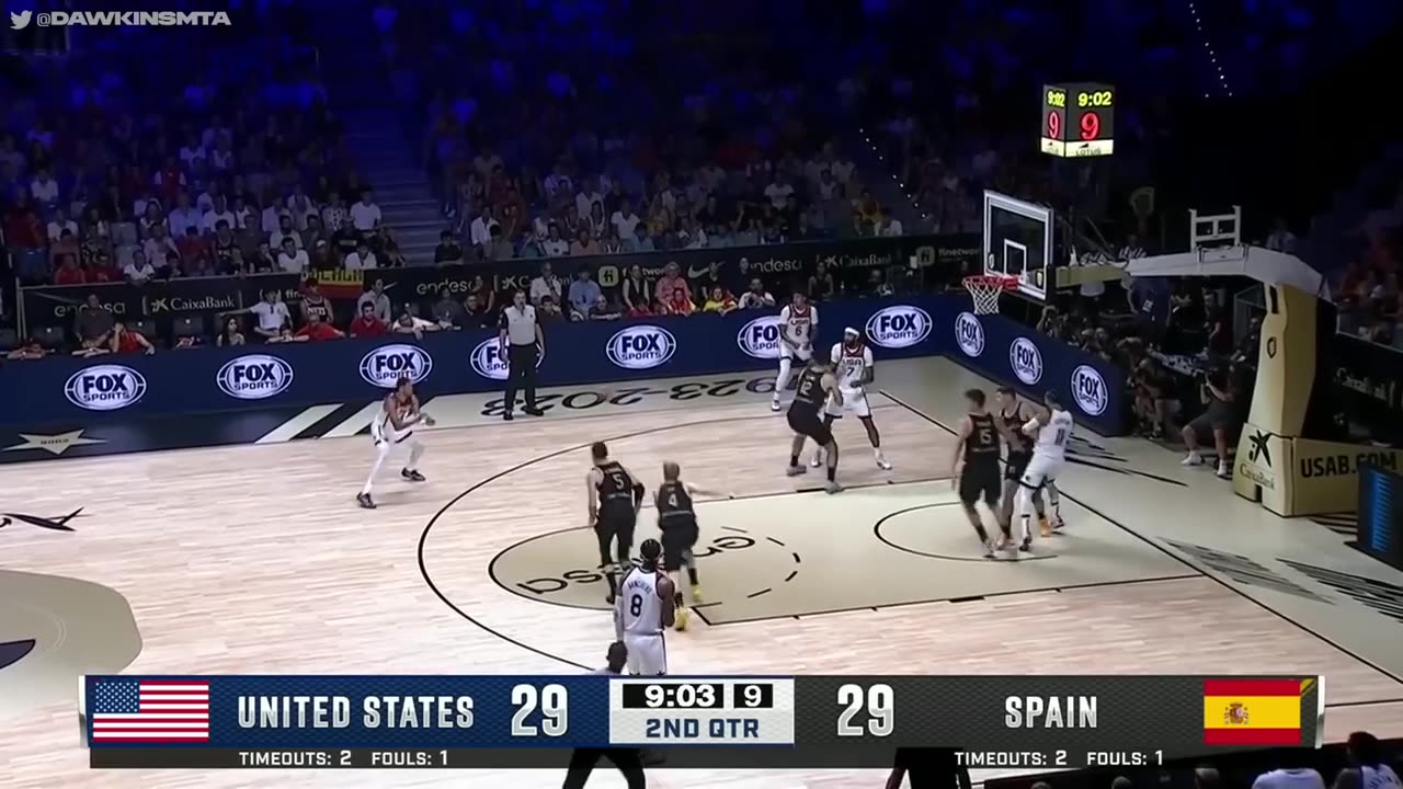 USA Vs Spain Full Game Highlights |FIBA WORLD CUP WARMUP|AUGUST 13 2023|