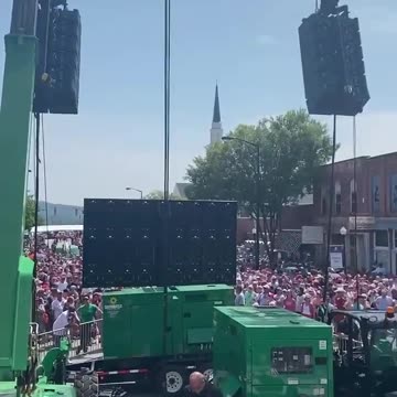 Trump Rally Overflow Crowd at Pickens South Carolina