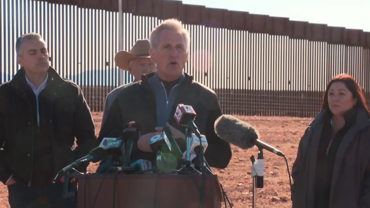 Speaker McCarthy leads GOP delegation to US-Mexico border, expresses deep concern on cartel takeover