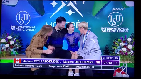 Stellato-Dudek/Deschamps Worlds 2024 SP