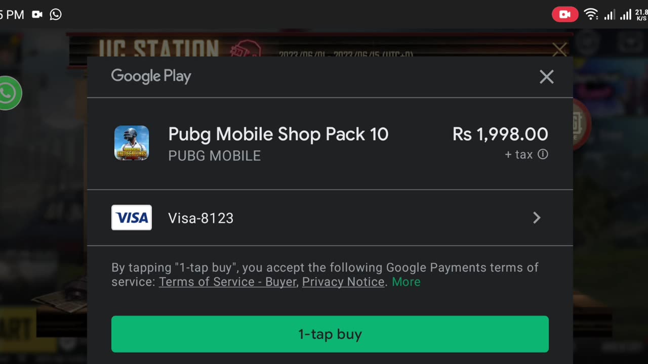 PUBG Mobile || UC Station || Purchasing