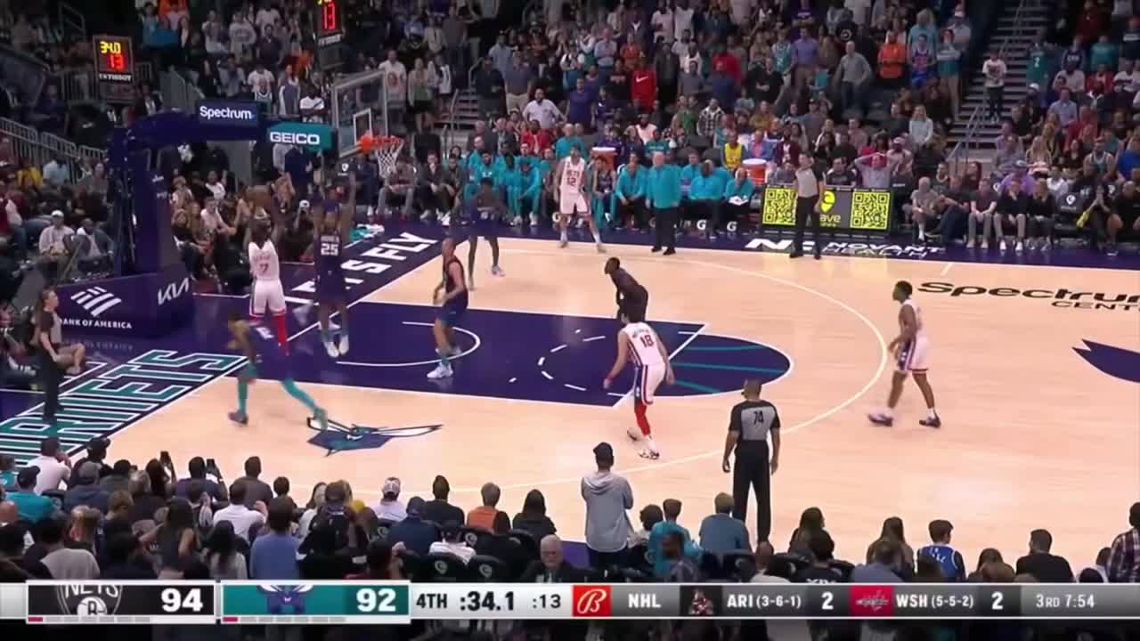 KEVIN DURANT DESTROYS HORNETS WITH CLUTH SHOT! ENTIRE NETS GOT HYPED!