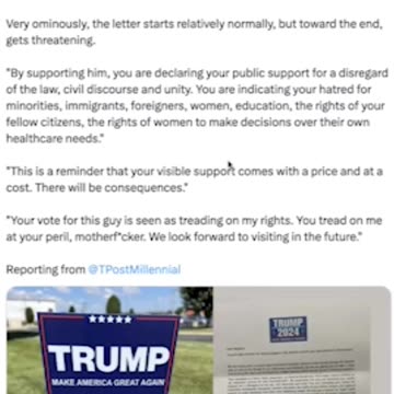 STATEMENT | PA LEFTISTS threaten CONSERVATIVES 4/4