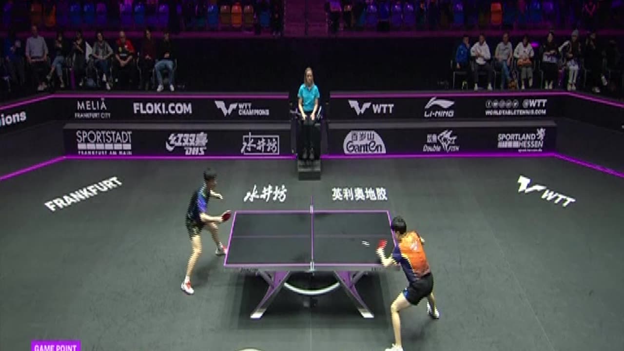 Lin Yun-ju Shocks Ma Long to Win the 2023 Men's WTT Champions Frankfurt Title