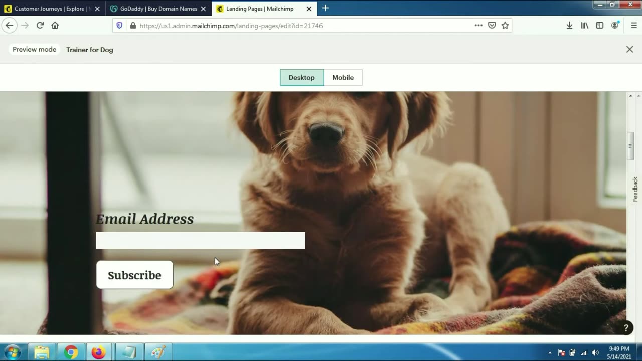 Connect Mailchimp with GoDaddy Custom Domain or Subdomain