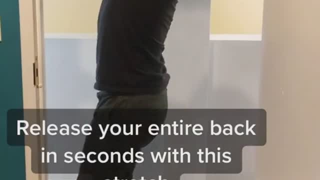 Release your entire back with this stretch