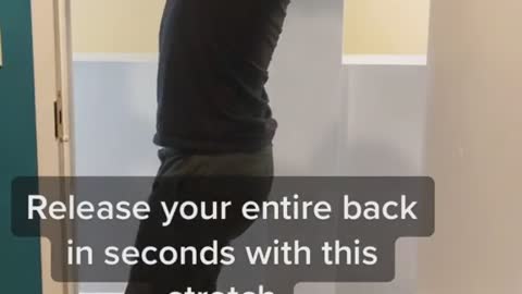 Release your entire back with this stretch