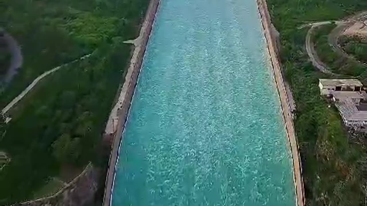 Tarbela Dame Water Fall