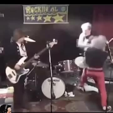Band fights on stage