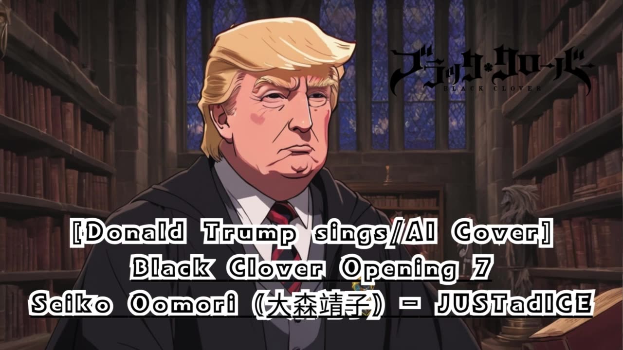 [Donald Trump sings/AI Cover] Black Clover Opening 7 Seiko Oomori - JUSTadICE