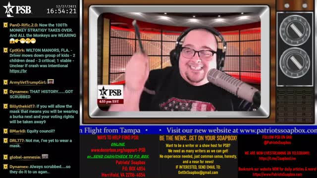 2021-12-27 15:00 EST - The Common Sense Show: with Derek & PATRIOTski