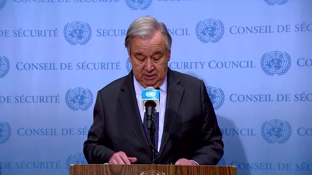 'We need de-escalation now': UN Chief